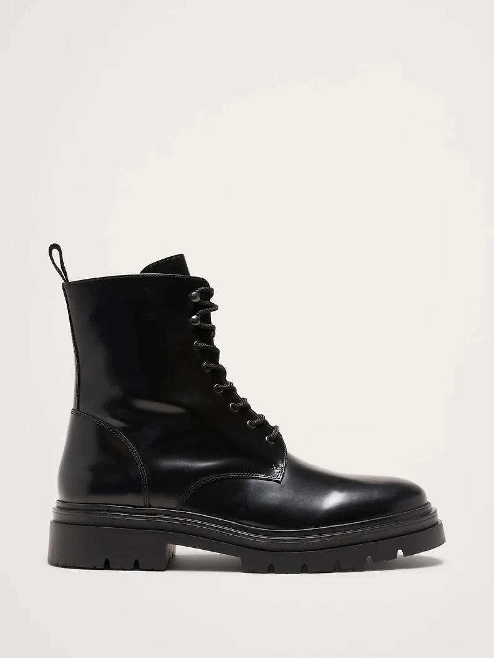 Banana Republic Italian Leather Combat Boot